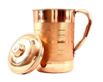 TreegoArt 100% puhas vaskkann vee hoidmiseks ja serveerimiseks - 1500 ml 1500 Ml pruun
