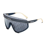 Dior Club M2U Mustrilised pooll&auml;bipaistvad sinised kaitseprillid P&auml;ikeseprillid Naiste p&auml;ikeseprillid DIORCLUB-M2U-31B8 Basic Packaging-Eyeglass Case+Box,F,Blue