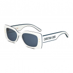 Dior Pacific Ristk&uuml;likukujulised P&auml;ikeseprillid Valged Unisex Prillid DIORPACIFICS1U-95B0 Basic Packaging-Eyeglass Case+Box