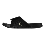 Air Jordan Hydro 12 Sandaal Must Metallik Kuldne GS 820267-012 38.5