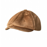 Retro tippkvaliteediga seemisnahast newsboy m&uuml;tsid Meeste suur pea&uuml;mberm&otilde;&otilde;t Lamedad m&uuml;tsid Naiste Briti Gatsby m&uuml;ts S&uuml;gis-talvine m&uuml;ts BLM223 S 54-56CM khaki