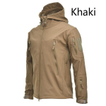 Military Tactical Outdoor Soft Shell tuulekindel fliisjope Meeste armee spordir&otilde;ivad Thermal Hunt Matkasport kapuutsiga jakid S
