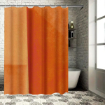 Erk oranž v&auml;rv Vannituba Du&scaron;ikardin Veekindel Kodu Dekoor Kaunistus Vannituppa 60X72 tolli (Komplekt sisaldab konksr&otilde;ngaid) Aliexpre W200H180(CM)-1 Pcs