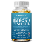 Kolmekordse tugevusega Omega-3 kala&otilde;li toidulisand, 120 pehmet kapslit pudelis 120 Capsules blue