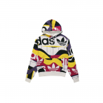 Adidas Originals Trefoil Kataloog Kogu Pind Tr&uuml;kiga Huppar Meeste Pealisr&otilde;ivad Valge FM1566 XS
