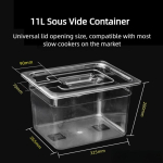 6L/11L/25L Suure Mahutavusega Sous Vide Anum Kulinaarne Sukeldatav Aeglane K&uuml;psetaja Spetsiaalne Veepaak Aeglaseks K&uuml;psetamiseks