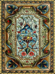 V&auml;rvitud Aknakile Vintage Kiriku stiilis Privaatsus Vin&uuml;&uuml;l J&auml;&auml;tunud Klaas Staatiline Kleepuv Uksekleebis Kohandatav Kodu Kontori jaoks (as the picture,Custom contact us)