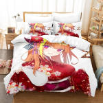 3D Prinditud Anime Kawaii T&uuml;drukud Kiryuu Coco Voodipesukomplekt &Uuml;he Twin T&auml;is Kuninganna Kuningas Suurusega Voodikomplekt Teismelise Magamistuba Tekikoti Komplektid 135x200cm