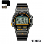 TIMEX TW5M54300 Ironman 8-ringiline OG digitaalkell Must Oranž Vaikne rihm Jaapani piiratud T&otilde;eline