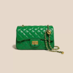 Naiste kott rombiline kott ketiga ni&scaron;idisainiga kott naiste kott kevad uus mood &uuml;he &otilde;la diagonaalselt kandmise kott k&otilde;rge tunnetusega 23cm*8cm*12cm green