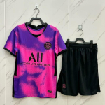 Suur ja v&auml;ike retro Tai s&auml;rk Pariis Real Madrid Barcelona Chelsea koduv&auml;ljakuvormi komplekt spordir&otilde;ivad S（160-165） purple