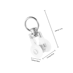 20 tk Kardina vaikne rullikujuline siinikandur Sile madala m&uuml;raga t&ouml;&ouml; kardinate, ruumijagajate, kappide, restoranide jaoks 3.5X1.5X1CM white