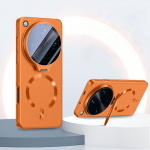 Kaamerakaitseklamber &Uuml;mbris OPPO Find X9 Ultra Find X9Ultra jaoks Magsafe Traadita Laadimine P&otilde;rutuskindel K&otilde;va PC Bumper For Find X9 Ultra oranž