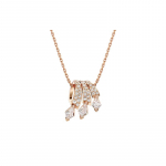 Swarovski DRAAKON & F&Ouml;&Ouml;NIKS Draakoni k&uuml;&uuml;nise kujuline kaelakee Unisex Paaristiilis Roosa 5675826 roosa