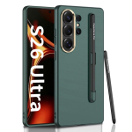 Kaitsekate Samsung Galaxy S26 Ultra 5G jaoks GKK &Uuml;li&otilde;huke T&auml;ielik Katvus PC Telefonikate Taskuga pliiatsi jaoks & Stylus for Samsung Galaxy S26 Ultra 5G&Opp Bag roheline