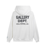 Ameerika trendikas br&auml;nd GALLERY DEPT klassikaline kirjadega dressipluus, lai frotee jakk meestele ja naistele S valge