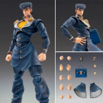 25cm JOJO'S Bizarre Adventure Josuke Higashikata Crazy Diamond Suur Super Tegevuskuju Anime Mudel M&auml;nguasi Lauakaunistus Poisi Kingitus gray