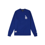 New Era Los Angeles Dodgers &Uuml;mmarguse kaelusega logoga tikitud dressipluus Unisex dressipluus Sinine 13546503 S blue
