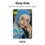 Stray Kids ATE POP-UP STORE Loosimine Ametlik Fotokaart FELIX gray