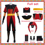 The Freak Circus Cosplay Kost&uuml;&uuml;m T&auml;ielik Klouni Riietus Anime Manga Ja Comic Con &Uuml;ritused Karneval Ja Halloweeni Peod J&otilde;ulud Komplekt M black