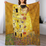 KLIMT SUUDLUS Tekk Pehme Soe Tekk Kingitus Meestele Naistele T&auml;iskasvanutele 102x76cm(40x30in) yellow