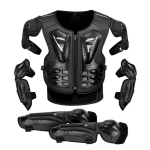 T&auml;iskasvanute t&auml;iskeha kaitsevarustuse komplekt Mootorrattas&otilde;it Rulapark Rulapark Lumelauas&otilde;it Jalgrattas&otilde;it Spordikaitsekiiver MC1019 Adult Armor Suit black