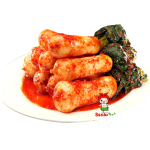 Chonggak Kimchi 415g Salajane Retsept Yangnyeom Fermenteeritud Autentne Maitse Piimhappebakterid V&auml;ikesed Redis Kr&otilde;mpsuv Tekstuur Sobib H&auml;sti Riisiga Grillitud Liha orange