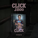 JISOO (MUSTROOSA) &ndash; &Uuml;he albumi CLICK (FOTORAAMAT Ver.) 1PCS gray