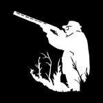 Hunteri jahiauto kleebis Peegeldav s&otilde;iduki kitarri surfilaua dekoorkleebis