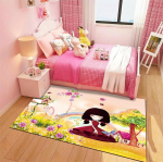 Cartoon England Castle Tr&uuml;kitud vaip elutoa magamistoa voodi k&otilde;rval Baby Crawl Mat Kids Vaibad 80*120 cm
