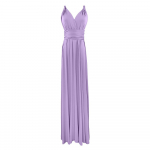 Seksikad naised Boho Maxi Club Kleit Sidemega Pikk Kleit Pidu Mitmesuunaline Pruutneitsid Convertible Infinity S lilla