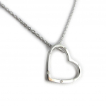 Altesse [L0154] &ndash; h&otilde;bevalge h&otilde;bedane kaelakee 'Love' h&otilde;be