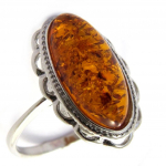 H&otilde;bes&otilde;rmus  Inspiration  merevaigukollane (roodiumiga kaetud) 56 h&otilde;be