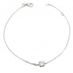 Les Tr&eacute;sors De Lily [P9280] - h&otilde;bedane k&auml;ev&otilde;ru  Essentiel  h&otilde;bevalge (roodiumiga kaetud) - 4 mm h&otilde;be