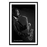 Les Tr&eacute;sors De Lily [Q9686] - Toile cr&eacute;ateur 'Jazz' noir (La musique avant tout - saxo) - 60x40 cm must