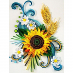 Teemanttikandid Scenery Teemantmaalid Ristpistes lilled  Saksamaa sinine rukkilill  Decor 20X30CM