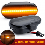 D&uuml;naamilised k&uuml;lgreiiteri marker LED suunatuled VW Golf Passat Polo Sharan Focus Fiesta Fusion C-Max jaoks Skoda Octavia jaoks