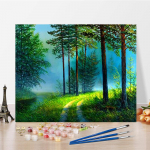 Kunst DIY Maalimine numbrite j&auml;rgi Digitaalne &otilde;limaal Teemantmaal Hobid Numbrite maalimine Kodukaunistus &Otilde;limaal 40x50cm no frame