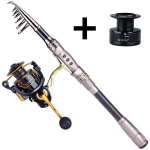 Sougayilangi &otilde;ngeritva ja -rulli komplekt 1,8&ndash;3,0 M kaasaskantav teleskoopridv koos 12+1BB p&uuml;&uuml;girullikombinatsioonidega mageveep&uuml;&uuml;giks 1.8M&1000