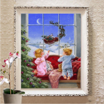 5D Teemantmaalikomplektid Tiger Full Square Drill Teemanttikandid Loomade isetegemise mosaiigist seinakaunistus koduks Full Round (20X30CM)