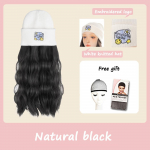 Naiste talvem&uuml;ts Parukas Pikad lainelised lokkis juuksed Soe kootud m&uuml;ts Parukas