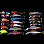 Segamudelite kalap&uuml;&uuml;gi lantide komplekt Elutruu Minnow landi v&auml;ndaga s&ouml;&ouml;davarustuse treble konksude komplekt 20/56/56 tk 20 PCS