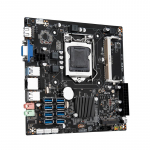 SZMZ ATX-B75E kaevandamise emaplaat B75 LGA1155 kaevandusseadme tugi 8 USB3.0 port kaevandamiseks