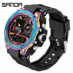 Uus toode SANDA Cool Trend Special Forces Watch Meeste veekindel helendav Magic spordielektrooniline k&auml;ekell