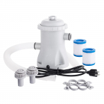 Basseini filtripump 330 GPH suplusbasseini elektriline veepump koos 2 basseinifiltri kassetiga basseinipumbad US Plug
