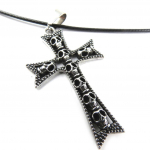 Les Tr&eacute;sors De Lily [R8086] - Gooti stiilis  Cross  kaelakee - 58x30 mm hall