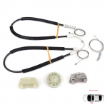 BWR397 Elektrilise akna t&otilde;stuki remondikomplekt Esimene vasakpoolne Ford Focus MK1 P&otilde;hja-Ameerika versioonile 2000-2007 4/5 ust 6S4Z5423201BA
