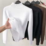 Winter Thicken Plus Velvet Turtleneck Kampsunid Naiste soojad kootud kampsun Pullover Topid Vabaaja fliisvoodriga kudumid 22846 L