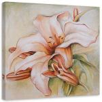 L&otilde;uendiprint Lily Flower Nature 30x30 roosa