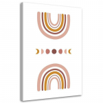 L&otilde;uenditr&uuml;kk Rainbow Watercolor Colored 40x60 roosa